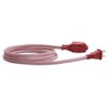 Alltrade Alltrade 240055 Alltrade 240055 Vision 6 ft. Braided Flat Extension Cord UL Listed; Red - Pack of 3 240055